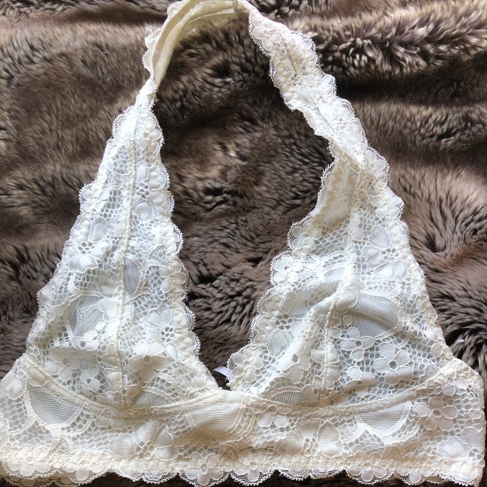 White free people bralette